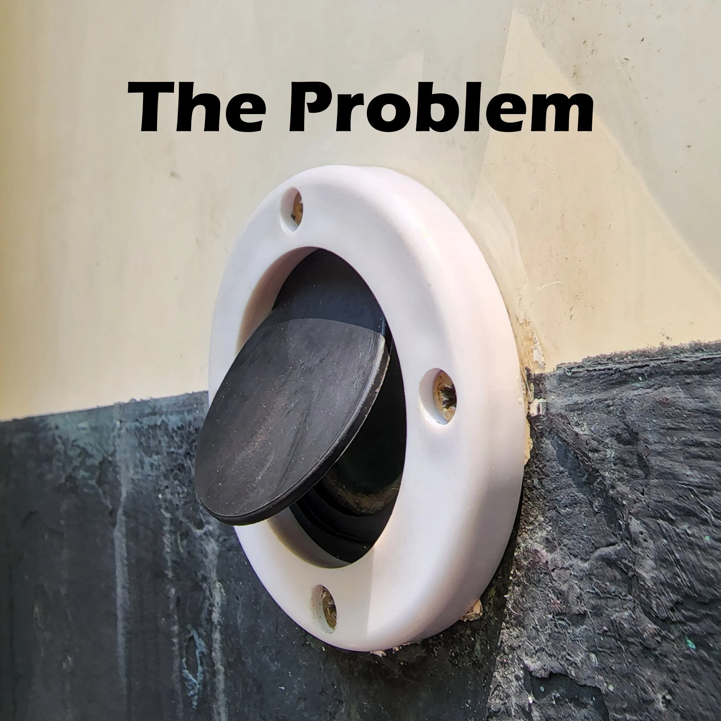 SW1109 - Screw Mount Scupper with Elastomer Flapper — Seaworthy